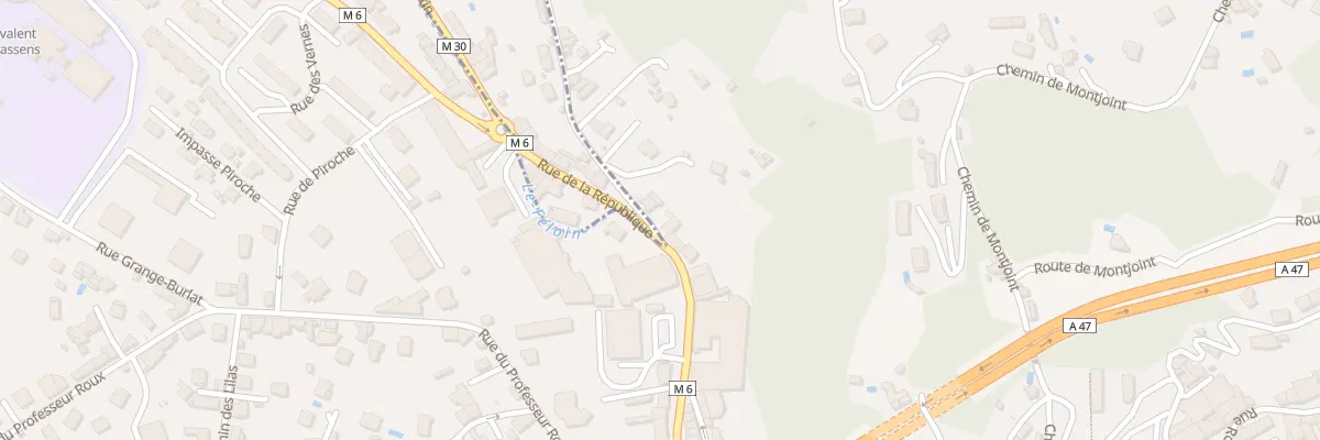 Plan du 70 Rue de la République à Rive-de-Gier