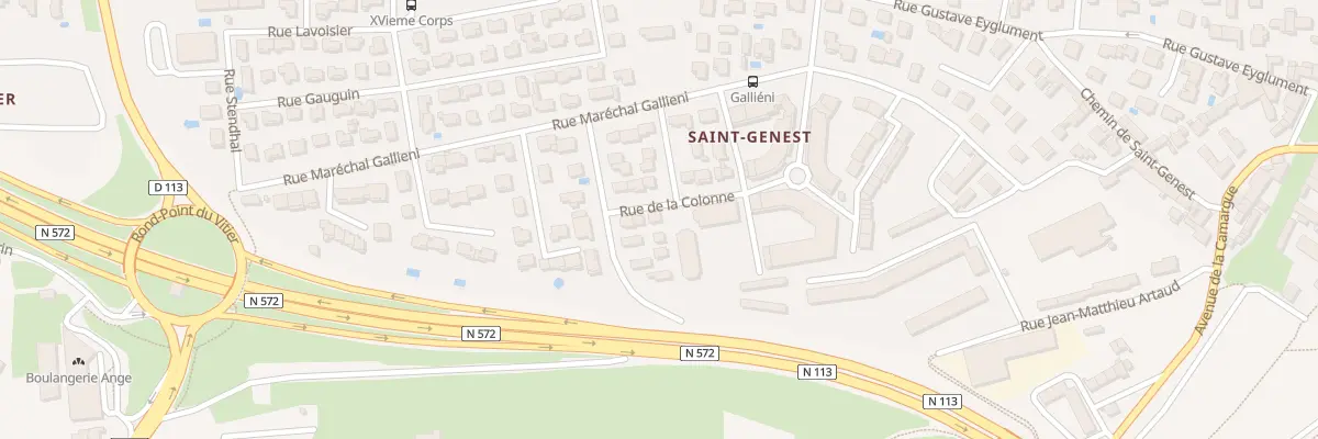 Plan du 7 Rue de la Colonne à Arles