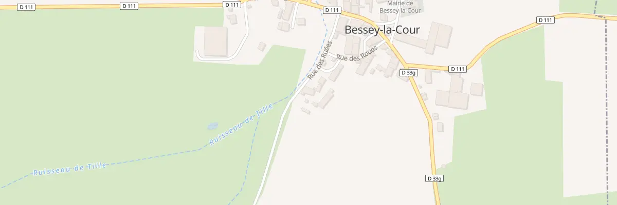 Plan du 7 Rue des Ruées à Bessey-la-Cour