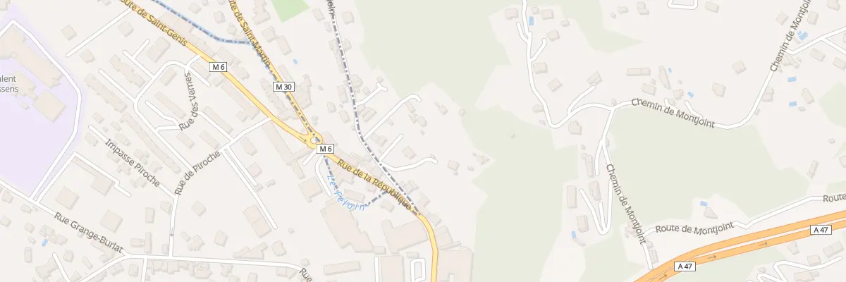 Plan du 6 Che du Grand Féloin à Rive-de-Gier