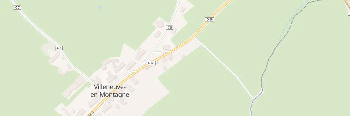 Plan du 42 Rue du Bourg à Villeneuve-en-Montagne