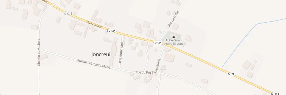 Plan du 40 Rue Drisson à Joncreuil