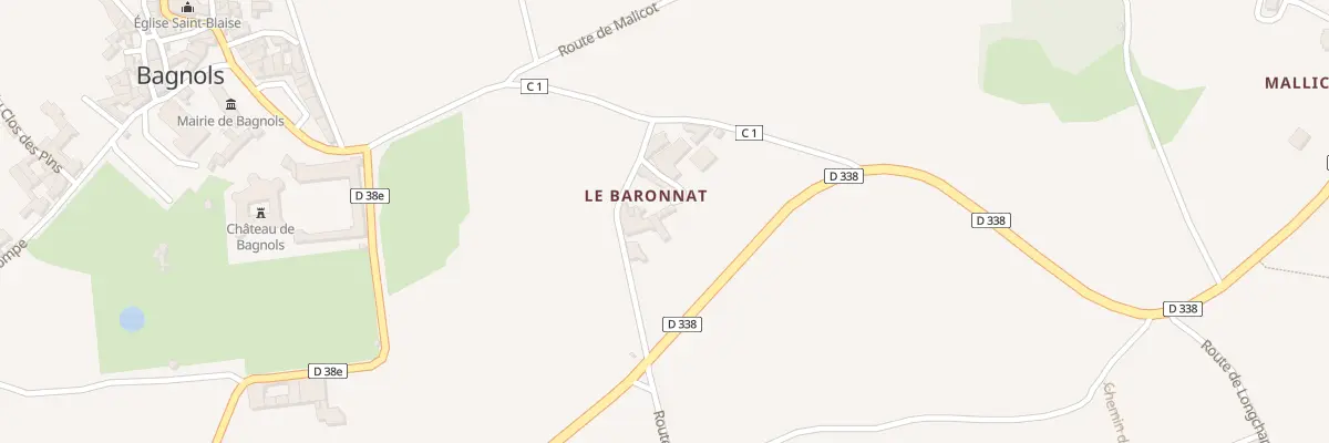 Plan du 5212 Au Baronnat à Bagnols