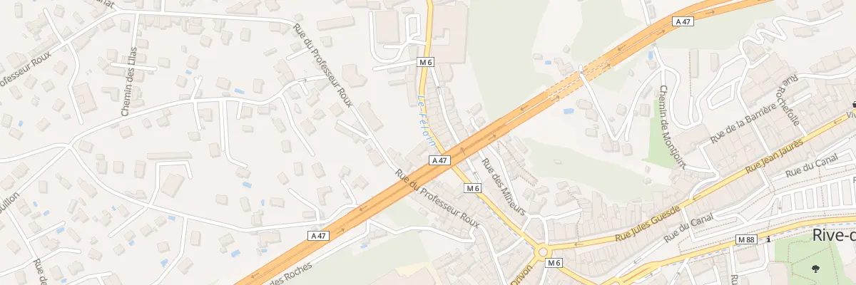 Plan du 37 Rue de la République à Rive-de-Gier