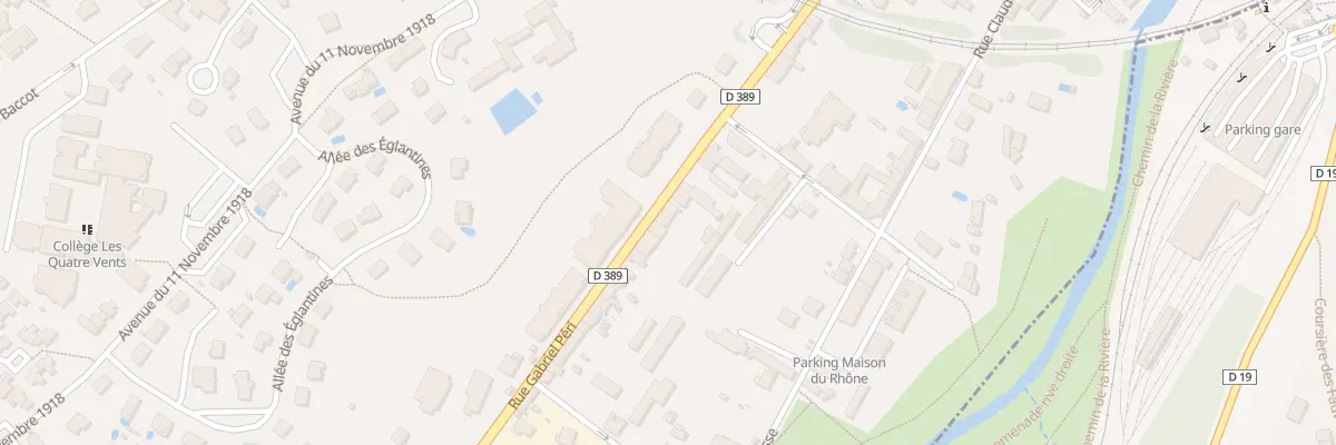 Plan du 57 Rue Gabriel Péri à L’Arbresle