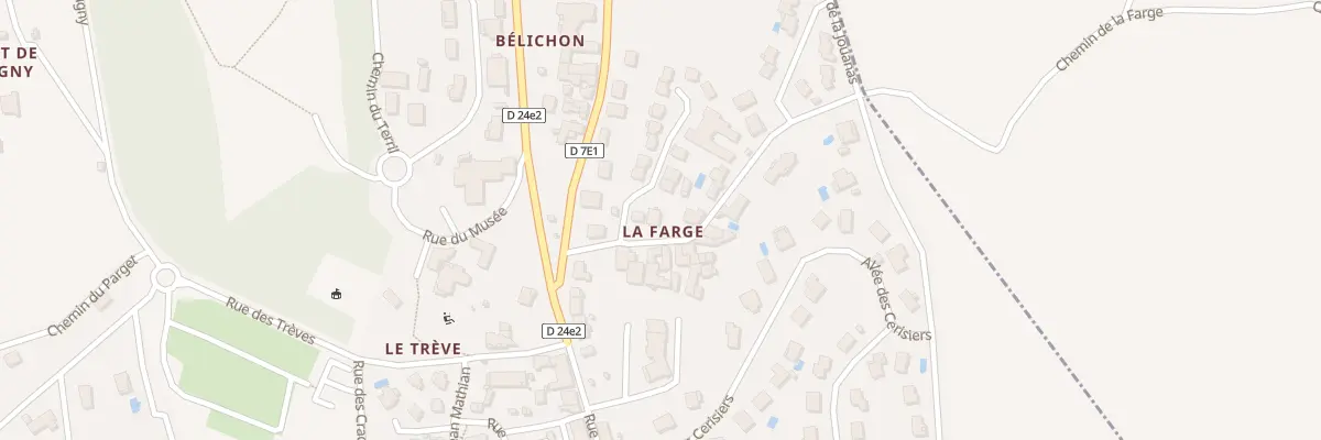 Plan du 10 Rue de la Farge à Saint-Pierre-la-Palud