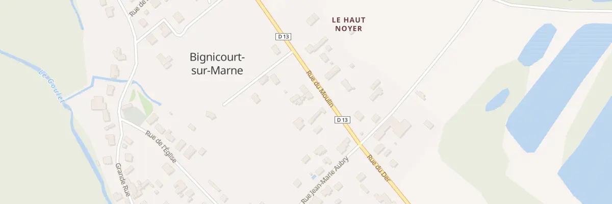 Plan du 7 Rue du Moulin à Bignicourt-sur-Marne