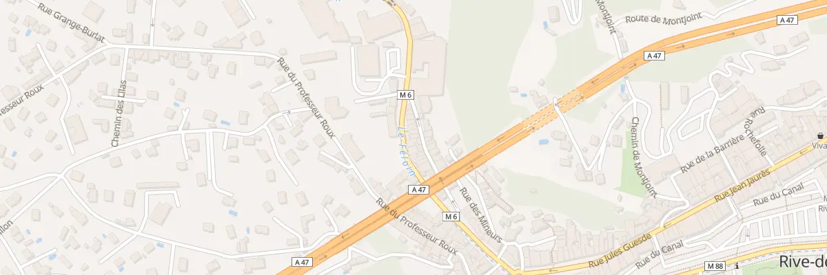Plan du 25 Rue Jean Claude Baldeyrou à Rive-de-Gier