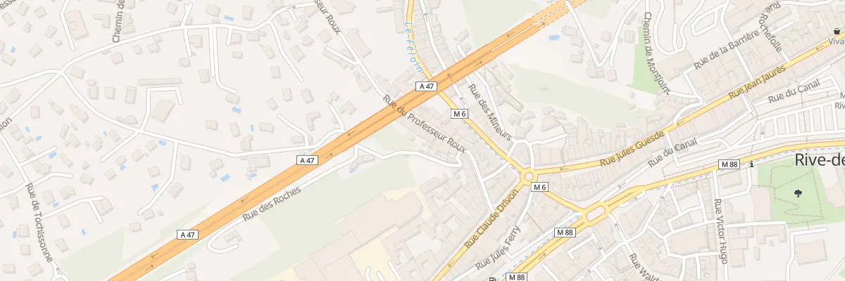 Plan du 27 Rue du Professeur Roux à Rive-de-Gier