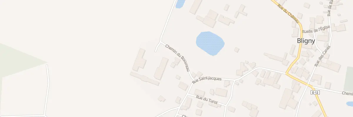 Plan du 28 Che du Bouvreau à Bligny