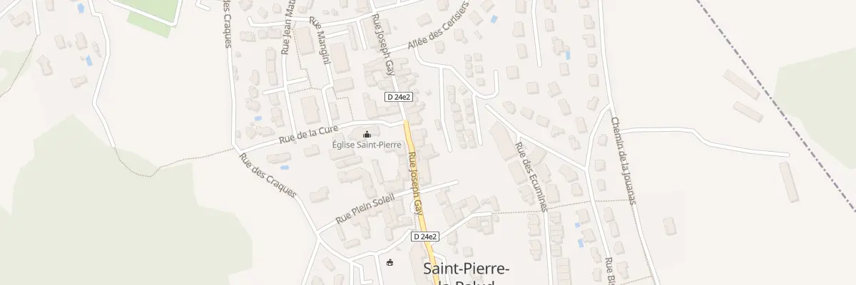 Plan du 13 Rue Joseph Gay à Saint-Pierre-la-Palud