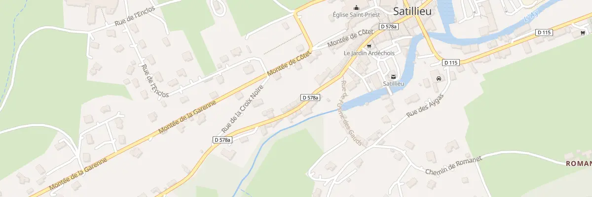 Plan du 38 Rue des Gauds à Satillieu