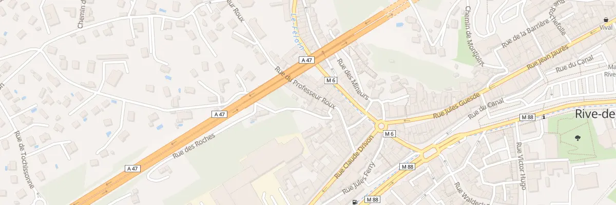 Plan du 29 Rue du Professeur Roux à Rive-de-Gier