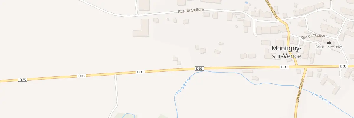 Plan du 40 Rue du Moulin a Couleur à Montigny-sur-Vence