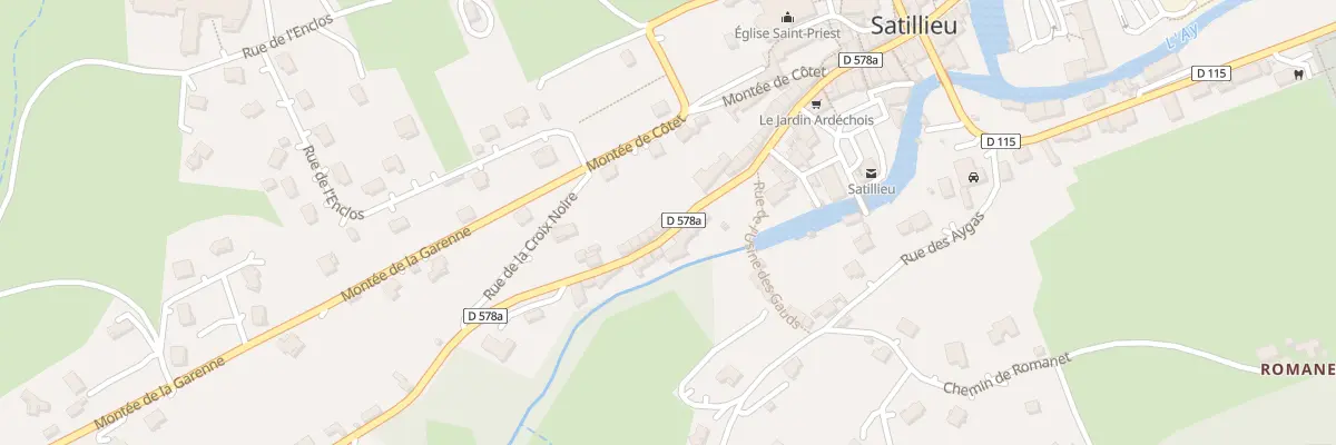 Plan du 36 Rue des Gauds à Satillieu