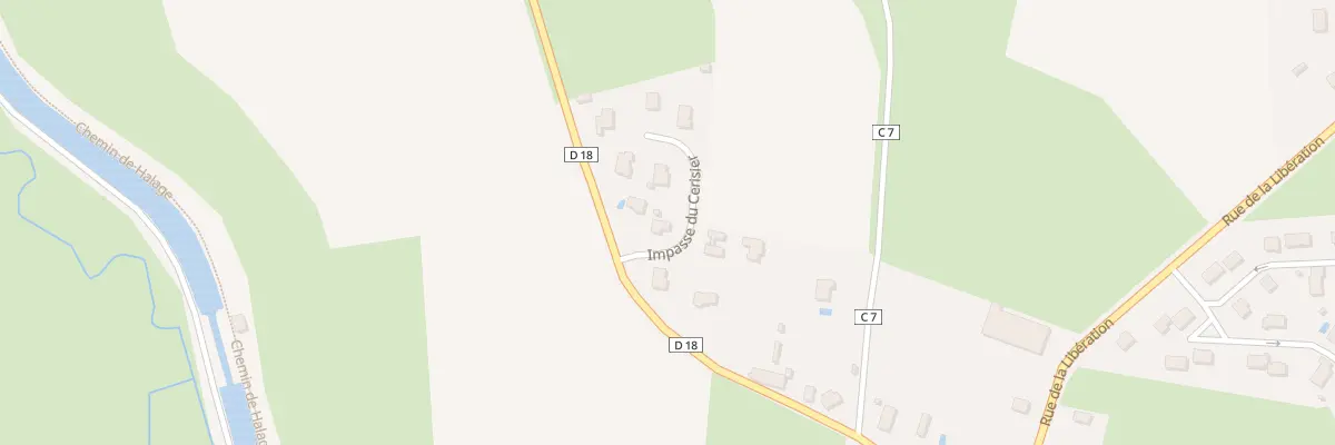 Plan du 3 Imp du Cerisier à Vandenesse-en-Auxois