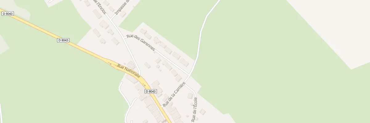 Plan du 2 Rue des Garennes à Cliron