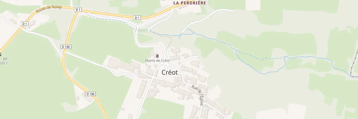 Plan du 1 Che de la Fontaine à Créot