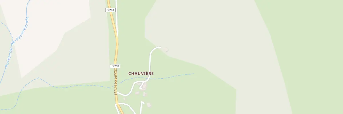 Plan du 214 Che de Chauvière à Sceautres
