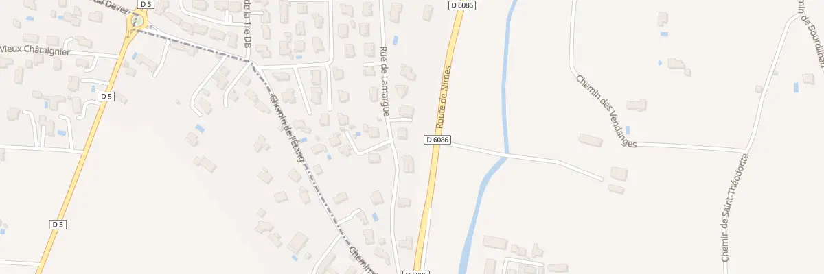 Plan du 105 Rue de Lamargue à Bagnols-sur-Cèze