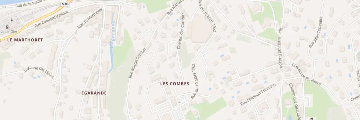 Plan du 9019 Che des Combes à Rive-de-Gier