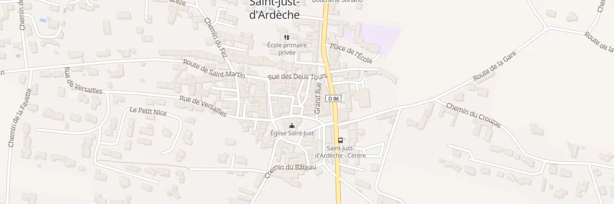 Plan du 10 Rue de l’Arceau à Saint-Just-d’Ardèche