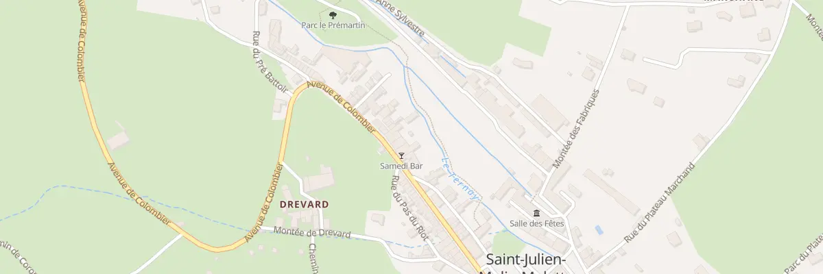 Plan du 22 Av de Colombier à Saint-Julien-Molin-Molette