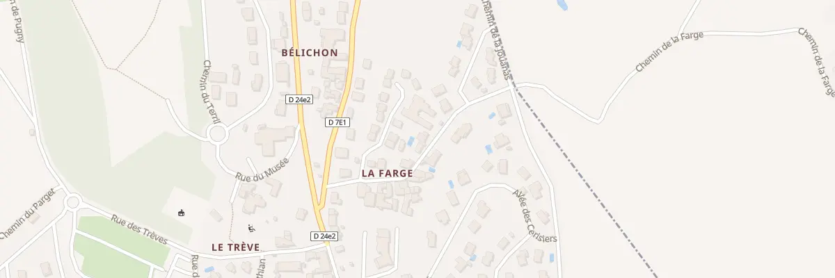 Plan du 22 Rue de la Farge à Saint-Pierre-la-Palud
