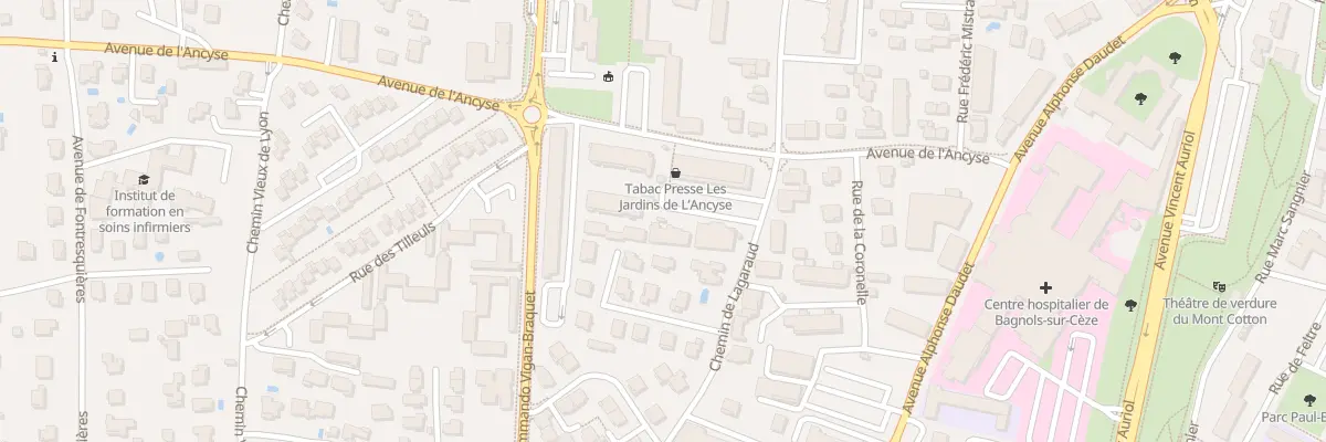 Plan du 13 Rue Jean Nouguier à Bagnols-sur-Cèze
