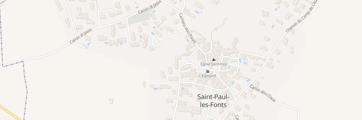 Plan du 70 Cami dis Escouliès à Saint-Paul-les-Fonts