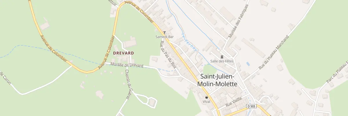 Plan du 29 Av de Colombier à Saint-Julien-Molin-Molette