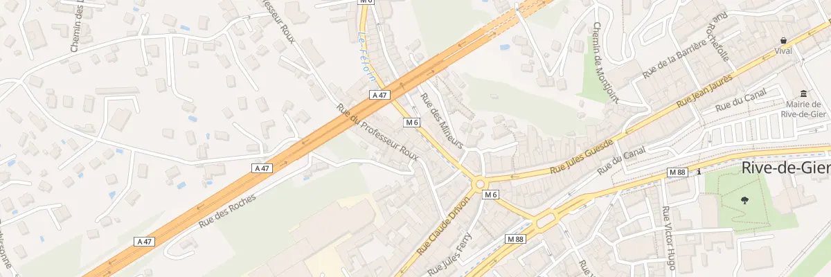 Plan du 19 Rue de la République à Rive-de-Gier