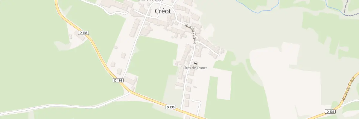 Plan du 26 Rue de l’Eglise à Créot