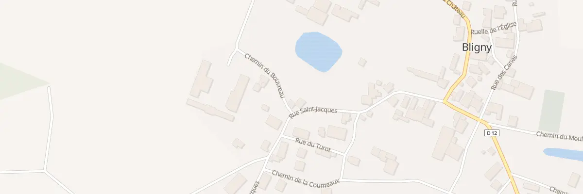 Plan du 31 Le Village à Bligny