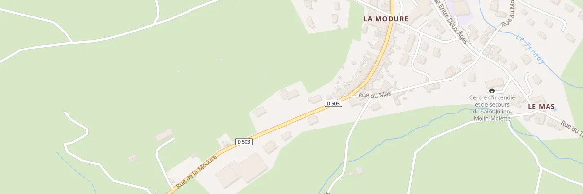 Plan du 86 Rue de la Modure à Saint-Julien-Molin-Molette