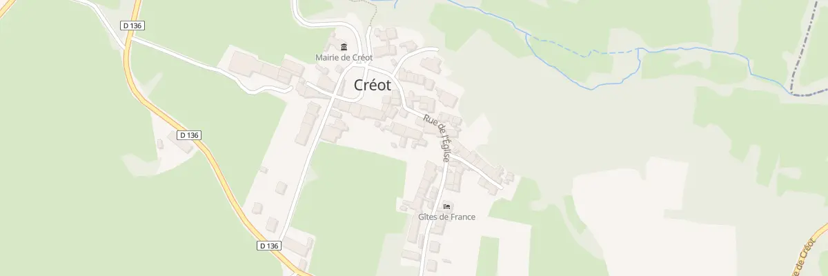 Plan du 16 Rue de l’Eglise à Créot