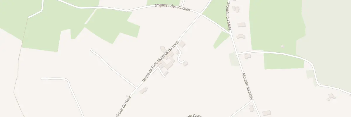 Plan du 5267 Font Moiroux à Cogny