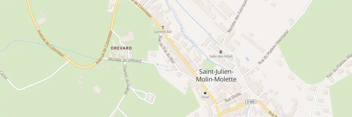 Plan du 21 Av de Colombier à Saint-Julien-Molin-Molette