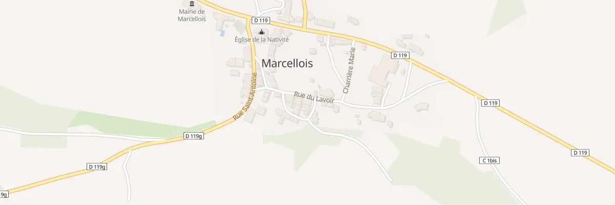 Plan du 5010 Le Village à Marcellois
