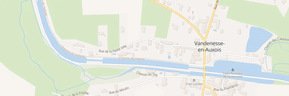 Plan du 23 Rue de la Petite Ville à Vandenesse-en-Auxois