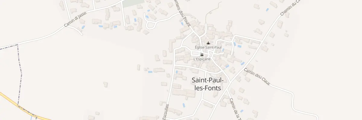 Plan du 5068 Cami dis Escouliès à Saint-Paul-les-Fonts