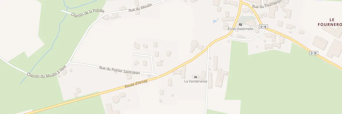 Plan du 18 Rte d’Arnay à Vandenesse-en-Auxois