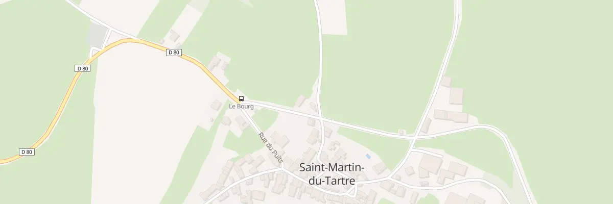 Plan du 9 Rte des Fontaines à Saint-Martin-du-Tartre