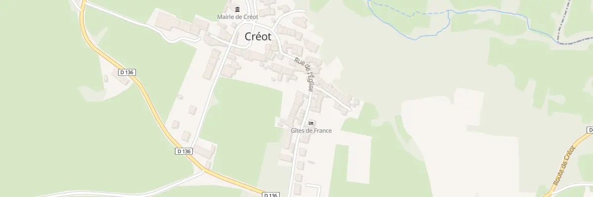 Plan du 20 Rue de l’Eglise à Créot