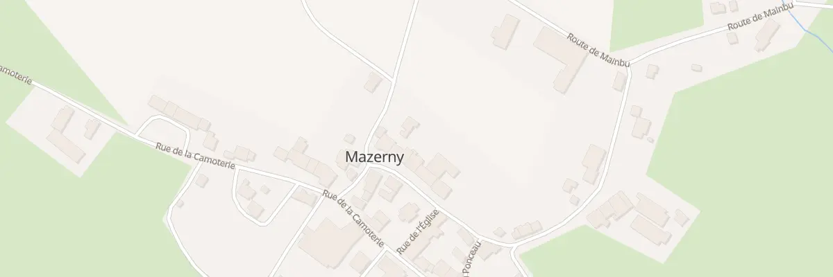 Plan du 5 Rue sous l’Eglise à Mazerny