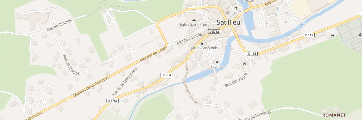 Plan du 30 Rue des Gauds à Satillieu