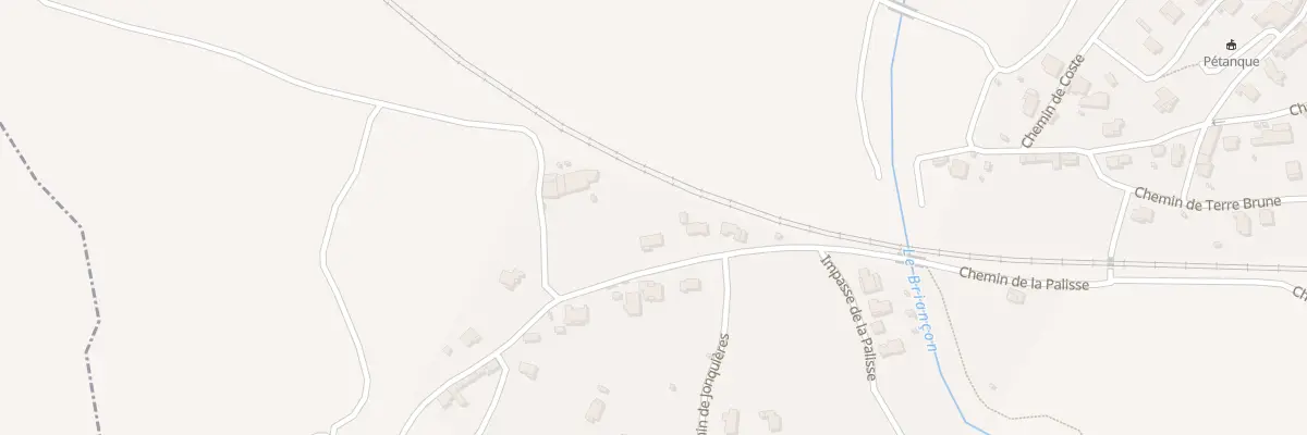Plan du 8 Che de la Palisse à Théziers