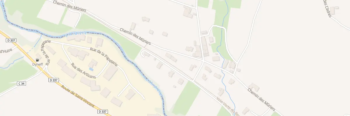 Plan du 1220 Che des Mûriers à Lantignié