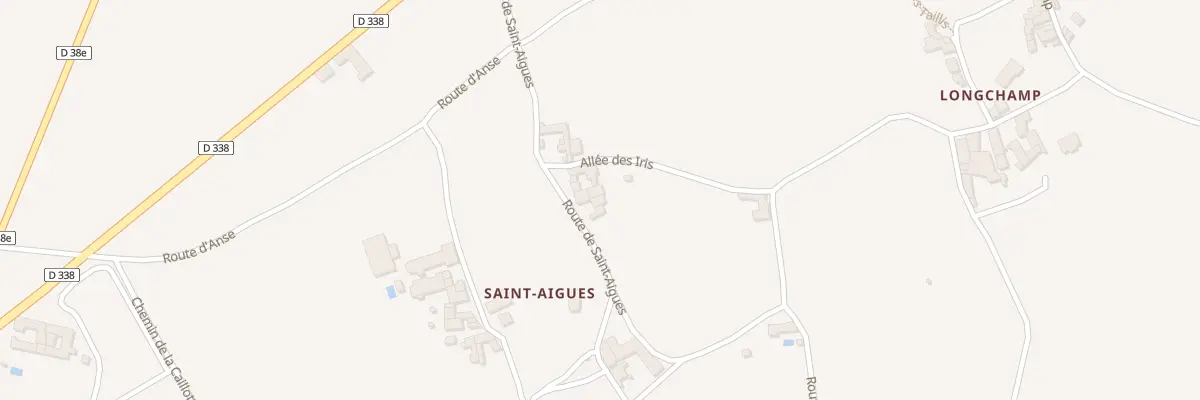 Plan du 257 Saint Aigues à Bagnols