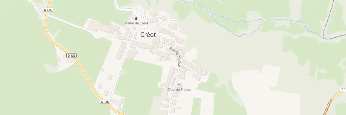 Plan du 18 Rue de l’Eglise à Créot